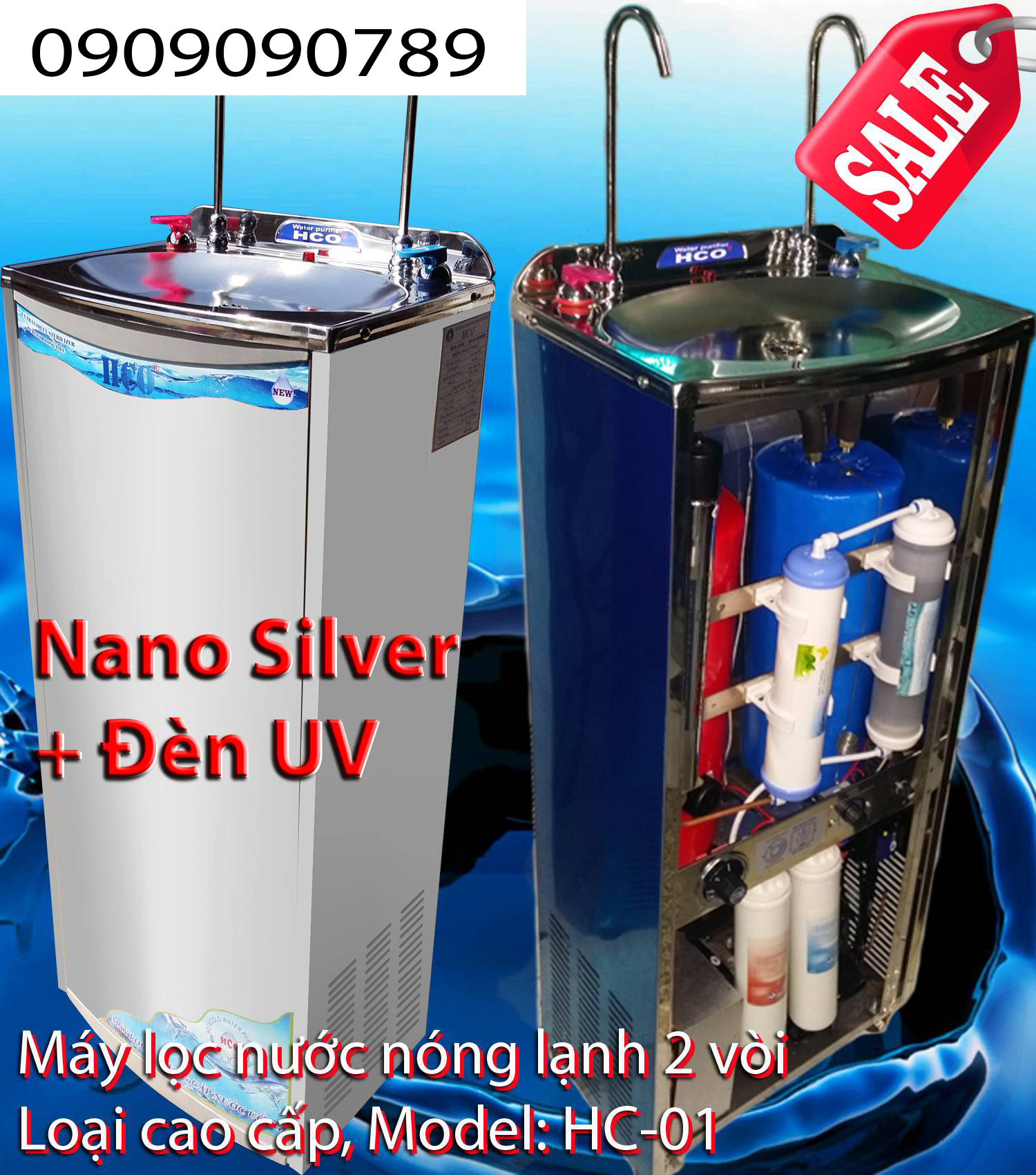 M&aacute;y Lọc Nước Uống 2 V&ograve;i  Lạnh