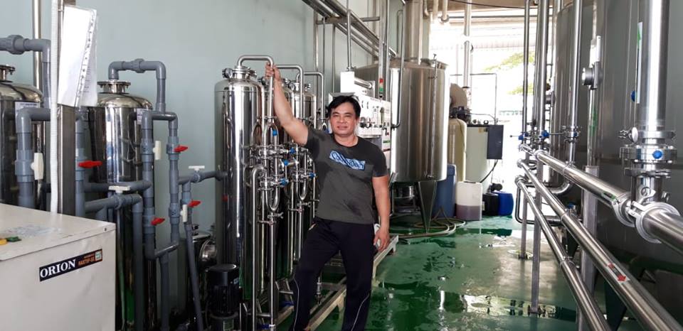 xử l&yacute; nước tiệt tr&ugrave;ng tinh khiết Cty b&ograve; sữa Củ Chi HCM